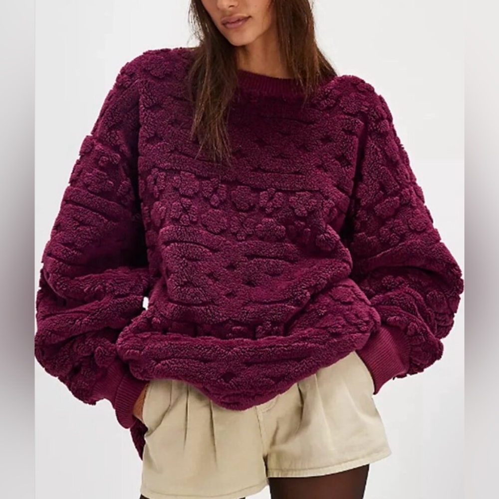 Free People Cable Knit Sweater